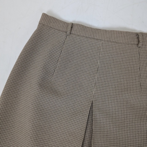 *Free with Purchase* Plaid Pleated Mini Skirt Lined High Waist Rise - Picture 3 of 8